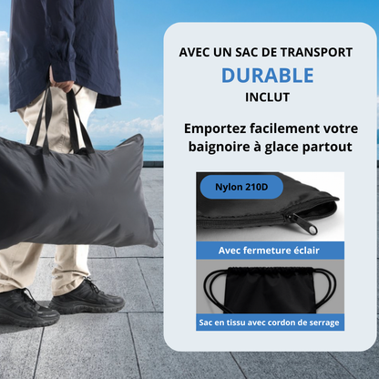 Bain froid gonflable