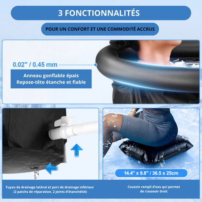 Bain froid gonflable