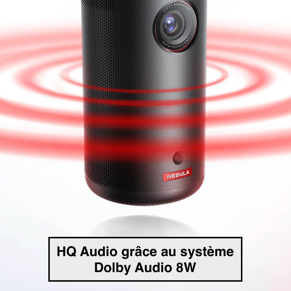Nebula Capsule 3 1080p - Le vidéoprojecteur portable compatible Netflix